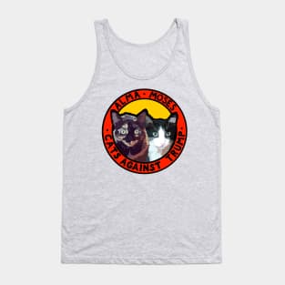 CATS AGAINST TRUMP - ALMA & MOSES Tank Top